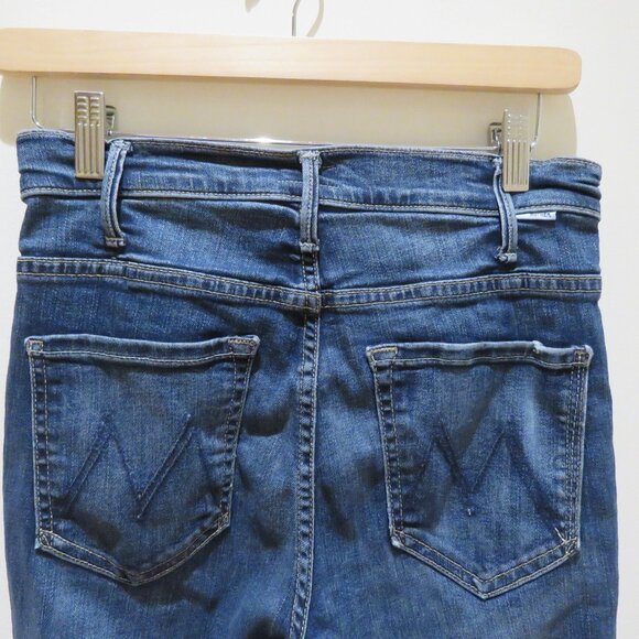 MOTHER The Hustler Ankle Fray Jeans in On The Edge - Size 26 - Picture 12 of 16